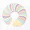 Pastel Rainbow Birthday Party-Decorations Streamers - 52FT Yellow Blue Mint Pink Purple Hanging Heart Garland Banner,Baby Bridal Shower Bachelorette Engagement Backdrop Decor